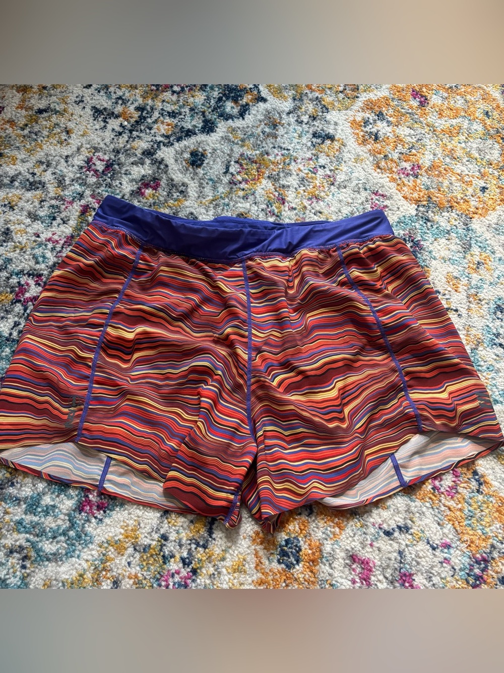 Janji Women's 4" Cadence Running Shorts in Deep Purple XL